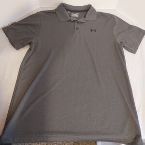 Under Armour Men's Gray Polo Shirt